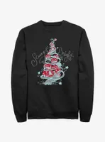 Disney Nightmare Before Christmas Scary & Bright Tree Sweatshirt