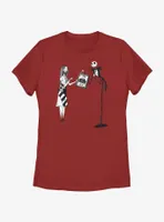 Disney Nightmare Before Christmas Sally & Jack Sandy Claws Womens T-Shirt