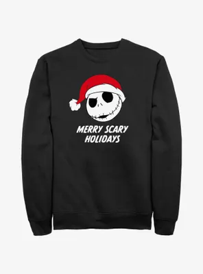 Disney Nightmare Before Christmas Merry Scary Holidays Sweatshirt
