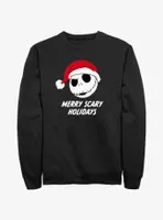 Disney Nightmare Before Christmas Merry Scary Holidays Sweatshirt