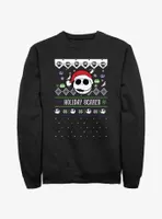 Disney Nightmare Before Christmas Ugly Holiday Jack Snowfall Sweatshirt