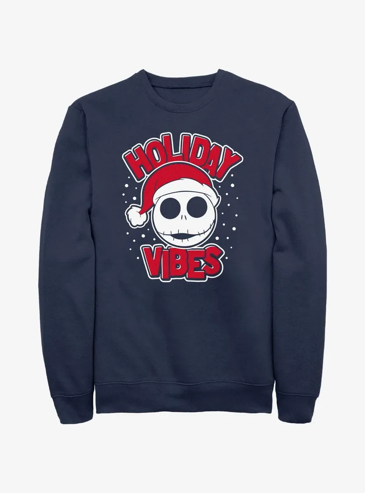 Disney Nightmare Before Christmas Holiday Vibes Jack Sweatshirt