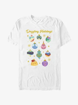Disney Princesses Dazzling Holiday Ornaments T-Shirt