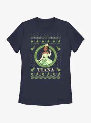 Disney The Princess & Frog Tiana Ugly Holiday Womens T-Shirt