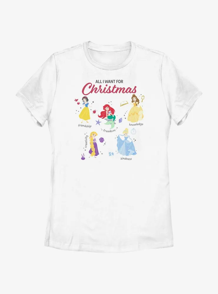 Disney Princesses Quality Wishlist Womens T-Shirt