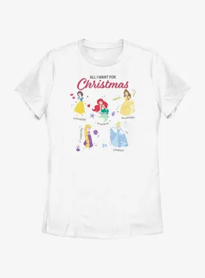 Disney Princesses Quality Wishlist Womens T-Shirt