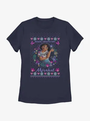 Disney Encanto Mirabel Ugly Holiday Womens T-Shirt