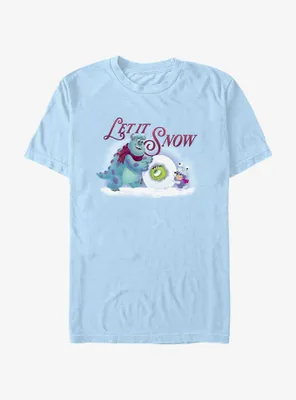Disney Pixar Monsters Inc. Let It Snow T-Shirt