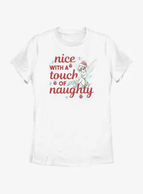 Disney Tinker Bell Nice With A Touch Of Naughty Womens T-Shirt