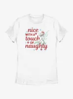 Disney Tinker Bell Nice With A Touch Of Naughty Womens T-Shirt