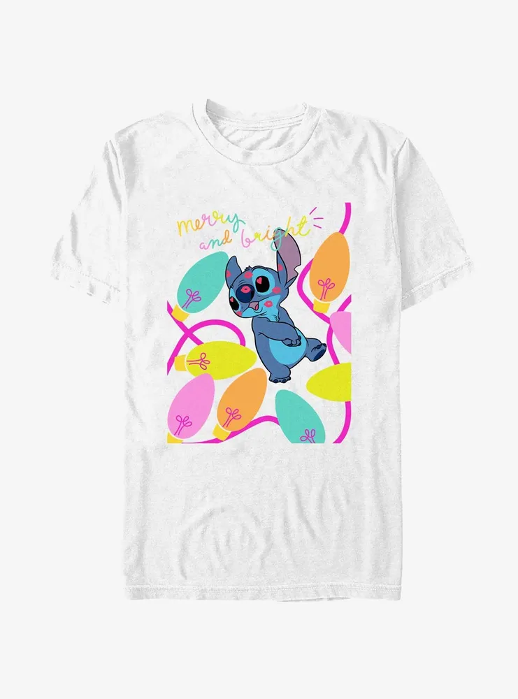 Disney Lilo & Stitch Merry And Bright T-Shirt