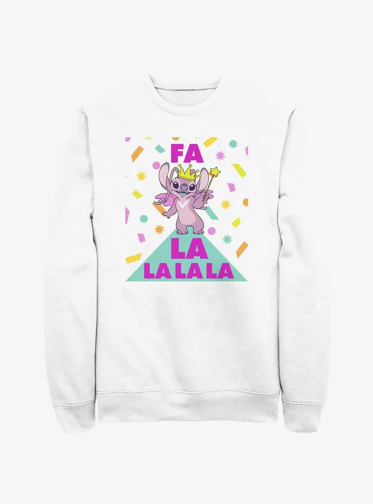 Disney Lilo & Stitch Fa La Angel Sweatshirt