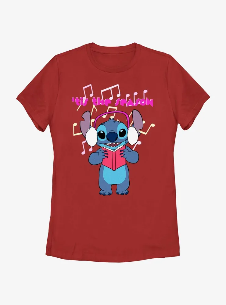 Disney Lilo & Stitch 'Tis The Season Womens T-Shirt