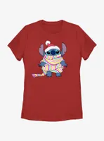 Disney Lilo & Stitch Wrapped a Scarf Womens T-Shirt