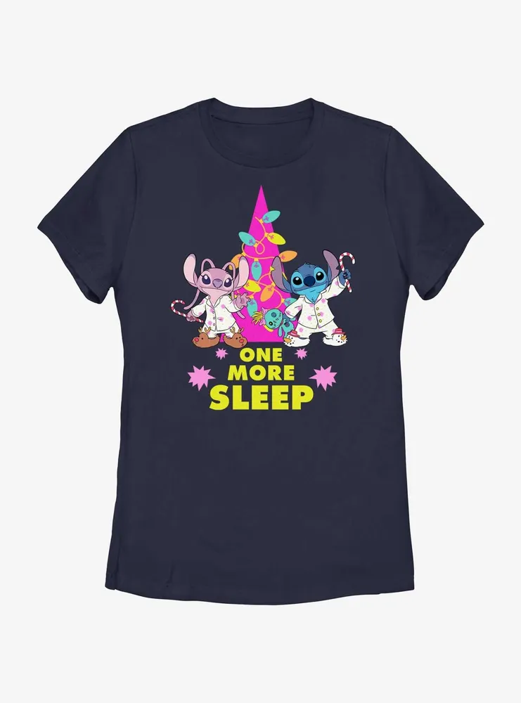 Disney Lilo & Stitch One More Sleep Womens T-Shirt