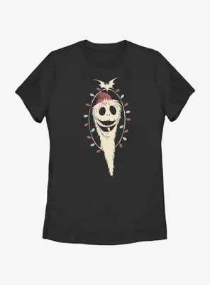 Disney Nightmare Before Christmas Sandy Jack Lights Womens T-Shirt