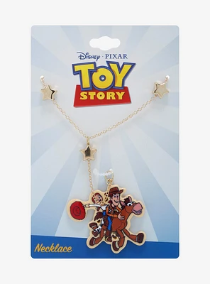 Disney Pixar Toy Story Trio Star Lariat Necklace