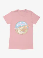 Cinnamoroll Friends And Strawberries Womens T-Shirt