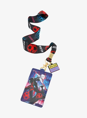 Loungefly Marvel Spider-Man: Across The Spider-Verse Lanyard With Cardholder