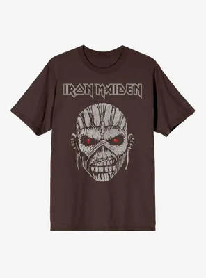 Iron Maiden Eddie Face Boyfriend Fit Girls T-Shirt