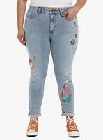 Her Universe Studio Ghibli® Ponyo Embroidery Mom Jeans Plus