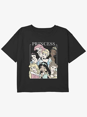 Disney The Little Mermaid Princesses Girls Youth Crop T-Shirt