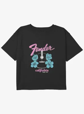 Fender California Guitar Girls Youth Crop T-Shirt