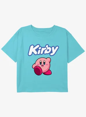 Kirby Simply Girls Youth Crop T-Shirt