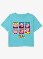 Kirby Expressions Girls Youth Crop T-Shirt