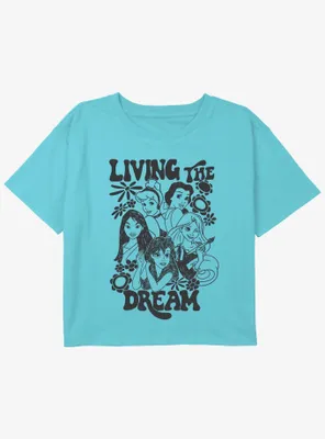 Disney Mulan Living The Dream Girls Youth Crop T-Shirt