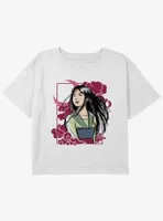 Disney Mulan Moon Girls Youth Crop T-Shirt