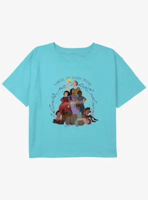 Disney Wish Magic Every Girls Youth Crop T-Shirt