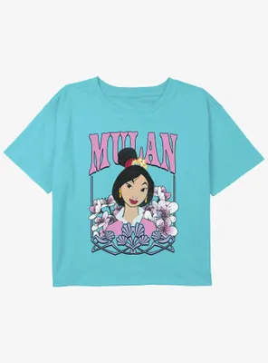 Disney Mulan Nouveau Girls Youth Crop T-Shirt