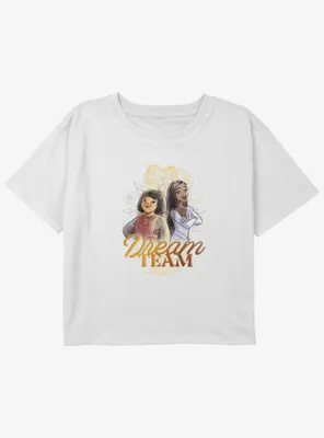 Disney Wish Dream Team Girls Youth Crop T-Shirt