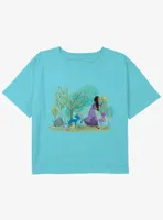 Disney Wish Play With Friends Girls Youth Crop T-Shirt