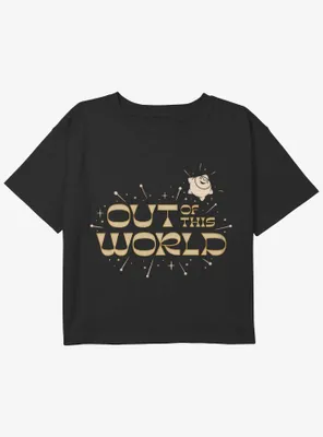 Disney Wish Out Of This World Girls Youth Crop T-Shirt