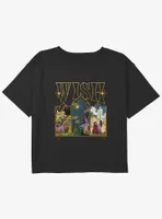 Disney Wish Triptych And Glass Girls Youth Crop T-Shirt