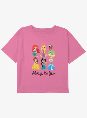 Disney The Little Mermaid Always Be You Girls Youth Crop T-Shirt