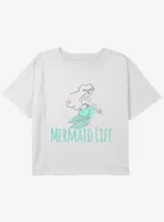 Disney The Little Mermaid Life Girls Youth Crop T-Shirt