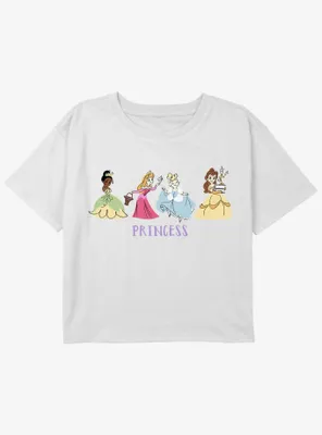 Disney the Princess and Frog Dreams Girls Youth Crop T-Shirt