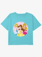 Disney Cinderella Little Princess Girls Youth Crop T-Shirt