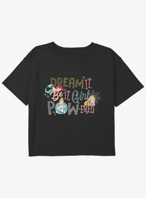 Disney The Little Mermaid Dream It Be Girls Youth Crop T-Shirt