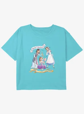 Disney Mulan Feelin' Fabulous Girls Youth Crop T-Shirt