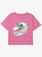 Disney The Little Mermaid Girls Trip Youth Crop T-Shirt