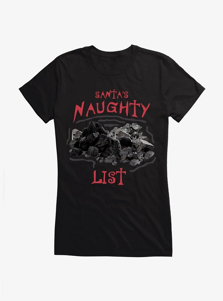 Hot Topic Santa's Naughty List Girls T-Shirt