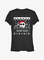 Disney The Nightmare Before Christmas Ugly Holiday Jack Snowfall Girls T-Shirt