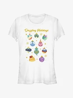 Disney Princesses Dazzling Holiday Ornaments Girls T-Shirt