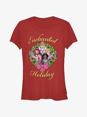 Disney Princesses Enchanted Holiday Girls T-Shirt