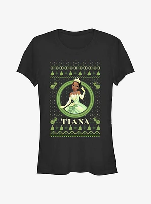 Disney Princess & The Frog Tiana Ugly Holiday Girls T-Shirt