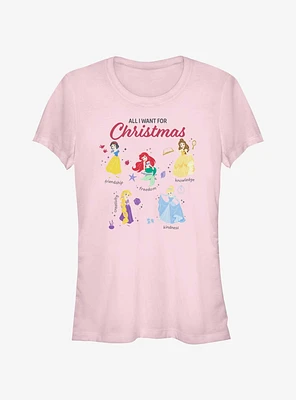 Disney Princesses Quality Wishlist Girls T-Shirt